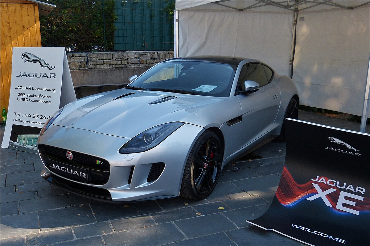 . Jaguar XE R Sport wurde am 30.08.2015 in Mondorf dem Publikum prsentiert.       