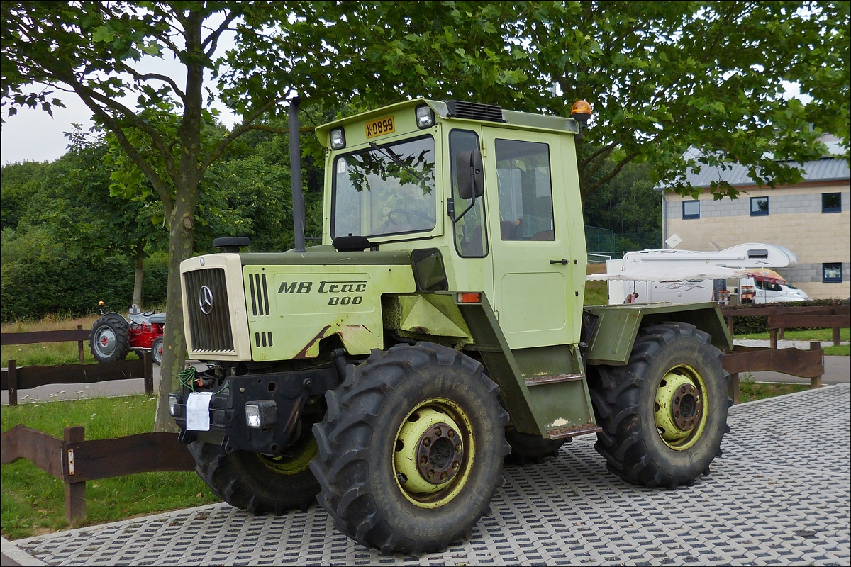 . MB Trac, Bj 1989, 80 Ps, 3944 ccm, 4 Zyl, aufgenommen am 20.07.2014 in Consdorf. (L)
