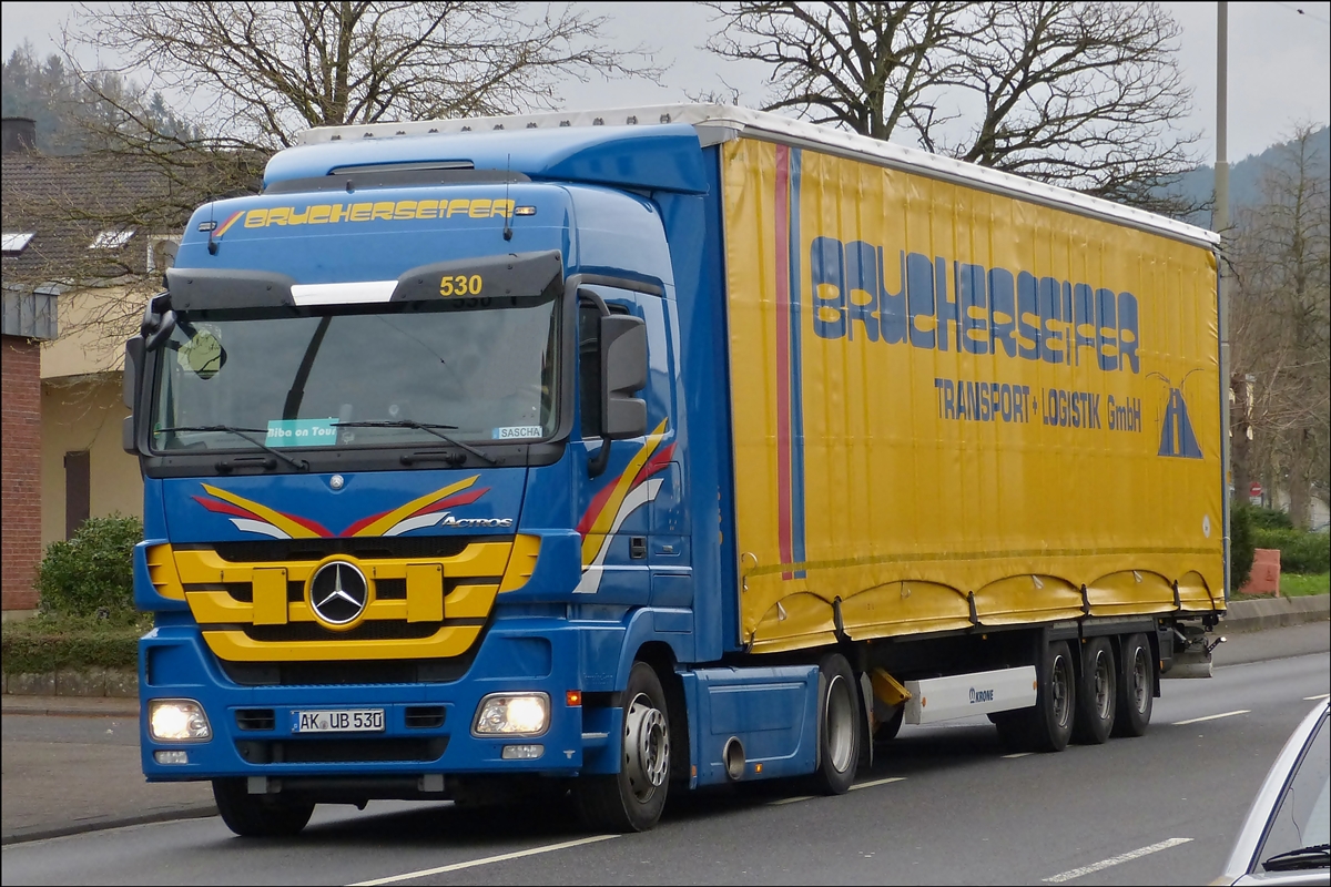 . Mercedes Benz Actros aufgenommen am 22.03.2014.