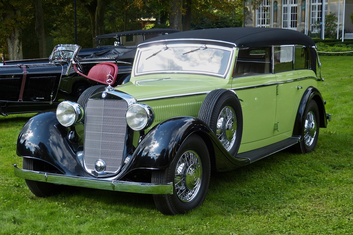 . Schner Mercedes Benz Oldtimer war bei den Classic Days in Mondorf ausgestellt.  30.08.2014