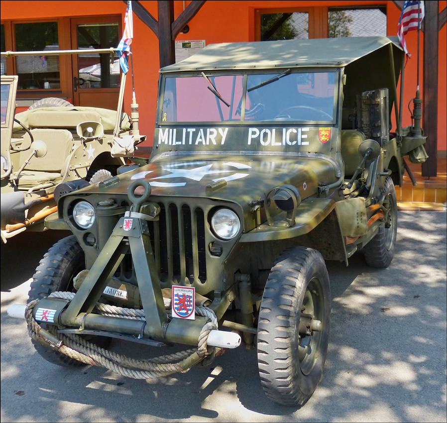. Willys Jeep war am 17.05.2014 im Parc Merveilleux in Bettembourg zusehen. 
