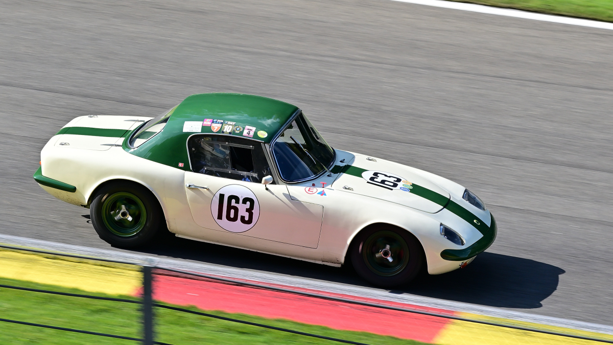 #163, LOTUS Elan, Leichtbau-Sportcoup�, bei Historic Championship´65 auf dem Circuit de Spa-Francorchamps, Rahmenprogramm der Spa 6h Classic 2026. Aufnahme am 27.9.2026 