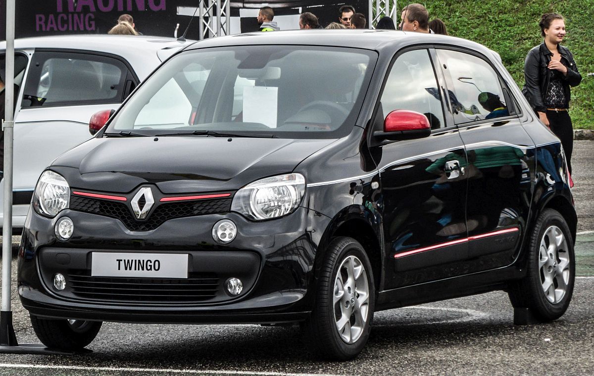 2014-er Renault Twingo, fotografiert am 13.09.2014.
