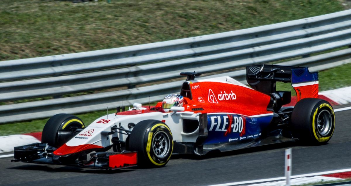 2015-er FManor-Marussia Formel 1 Rennwagen fotografiert am 25.07.2015.