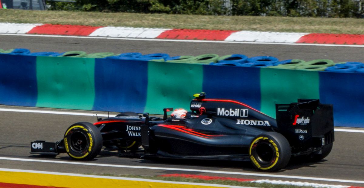 2015-er McLaren F-1 Rennwagen, 07.2015 Hungaroring.
