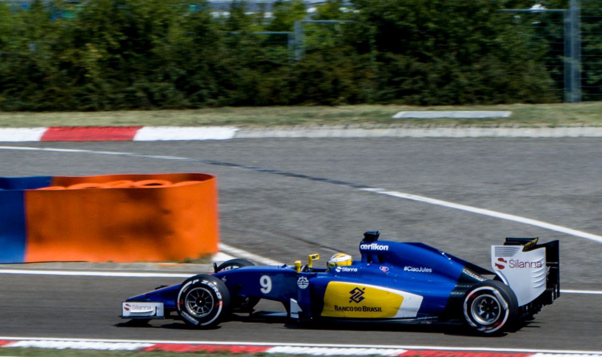 2015-er Sauber F-1 Rennwagen, 07.2015 Hungaroring.