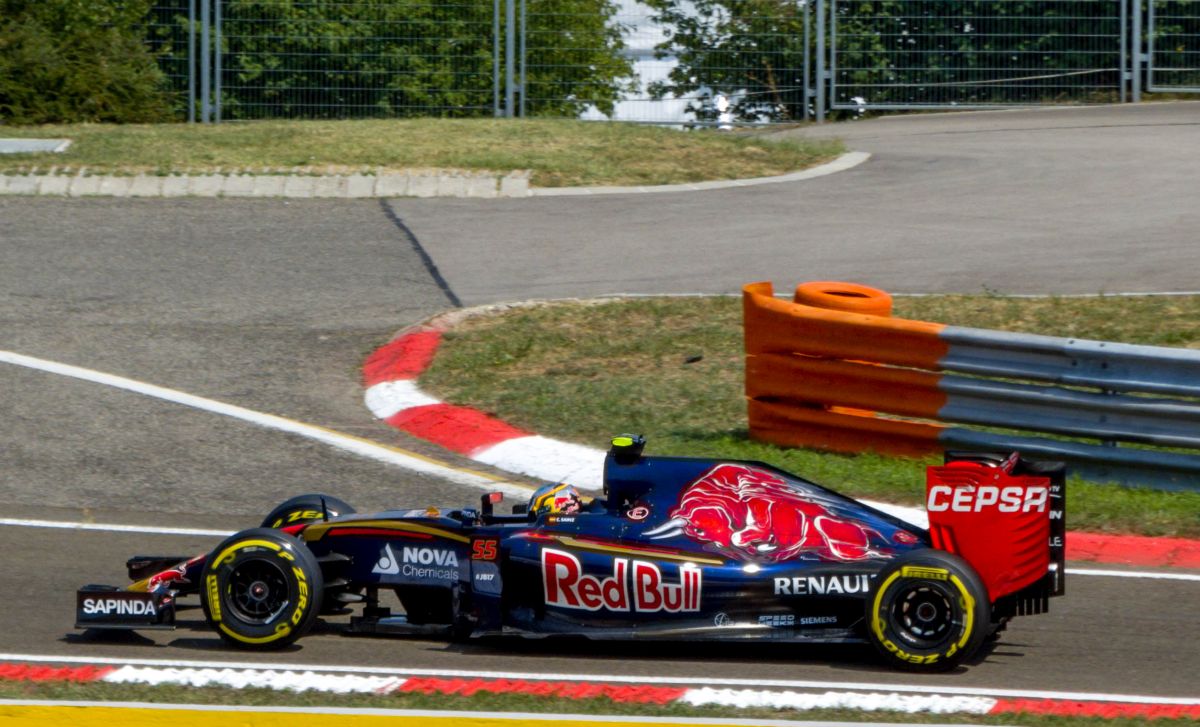 2015-er Toro Rosso F-1 Rennwagen, 07.2015 Hungaroring.
