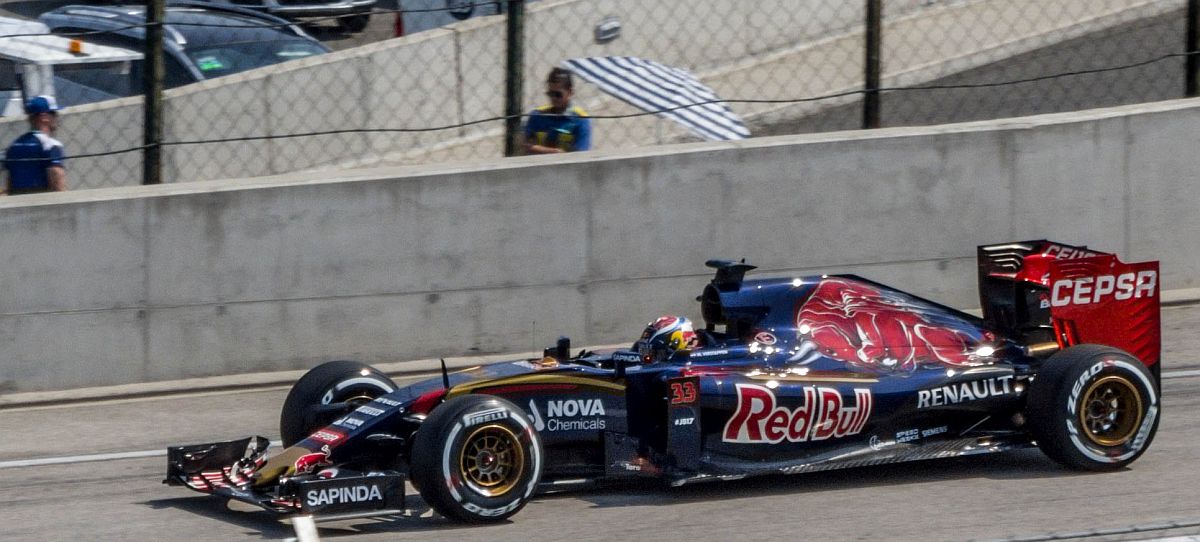 2015-er Toro Rosso Rennwagen, 07.2015 Hungaroring.