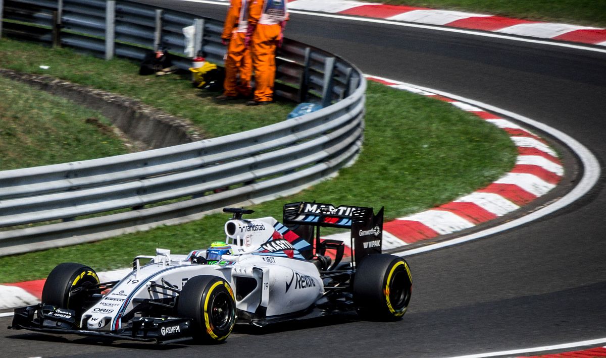 2015-er Williams Formel 1 Rennwagen fotografiert am 25.07.2015.