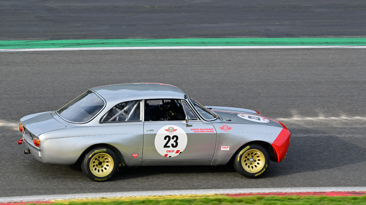 #23, Alfa Romeo GT Am, im Alfa Revival Cup 2026 ist eine italienische Rennserie f�r historische Alfa Romeo GT- und Tourenwagen (Baujahre 1947 bis 1981), Rahmenprogramm der Spa Six Hours Classic, am 27.09.2026