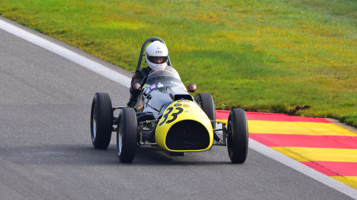 #33, COOPER Bristol Mk II von 1953, 1971 ccm Front Motor, Fahrer: PHILLIPS Chris (GBR). HGPCA ~ PRE ’66 GRAND PRIX CARS. Hier beim 6h Classic Rennen am 30.09.2023 Rahmenprogramm in Spa Francorchamps