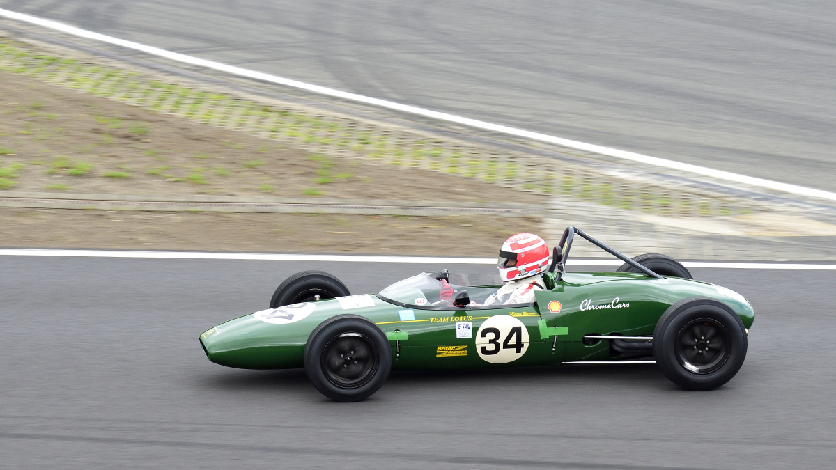 #34, Werner, Marco (CHE)im Lotus 22 (1962) Rennen 2: FIA-Lurani Trophy für Formel Junior Fahrzeuge, am Samstag 10.8.19 beim 47. AvD - Oldtimer Grand Prix 2019 / Nürburgring