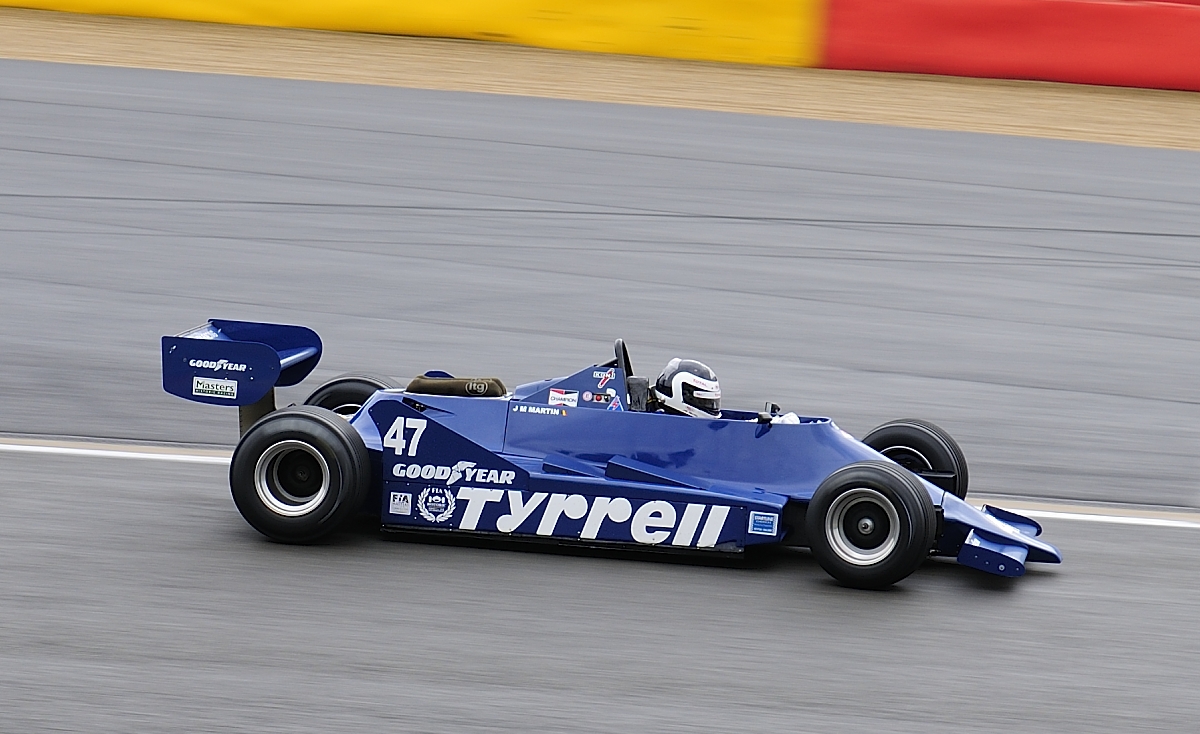 47 TYRRELL 009, Bj.1978,  Cosworth DFY V8, 3000 ccm, beim FIA Masters Historic Formula One Championship, SPA SIX HOURS 19.September 2015