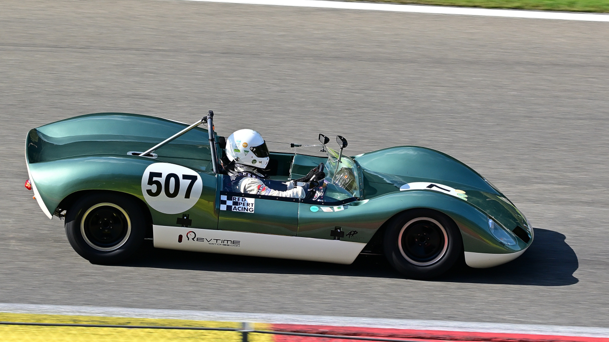 #507, ELVA Mk8, bei Historic Championship´65 auf dem Circuit de Spa-Francorchamps, Rahmenprogramm der Spa 6h Classic 2026. Aufnahme am 27.9.2026 