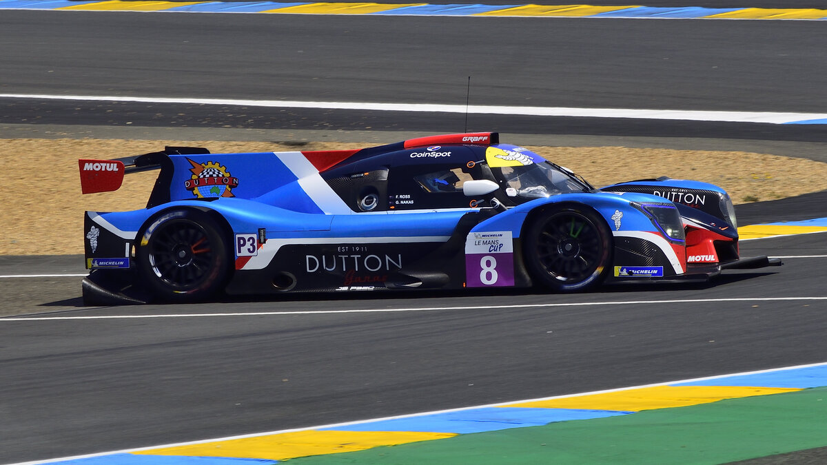 #8, Ligier JS P320 (LMP3) Motor: Nissan, Team: Graff Racing, (MLMS), Fahrer: George Nakas & Fraser Ross, am 8.6.2023 Road to Le Mans, Race 1