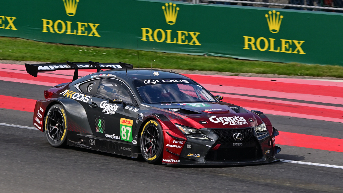 87, LMGT3, LEXUS - RC F LMGT3, Team AKKODIS ASP TEAM, Fahrer:  Umbrărescu Petru, Schmid Clemens & L�pez Jos� Mar�a.  FIA WEC, 6h of Spa- Francorchamps am 9.5.2026 