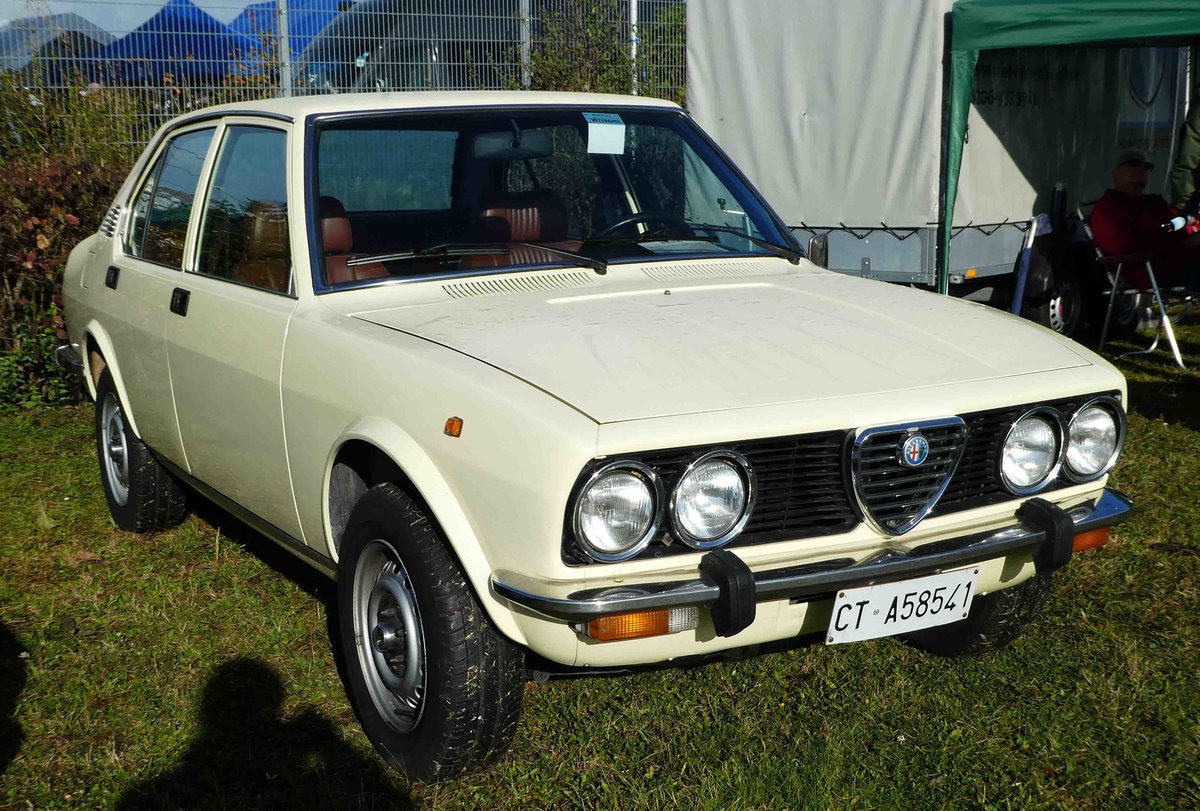 =Alfa Romeo 1600 Alfetta, steht bei der Veterama zum Verkauf, 10-2017