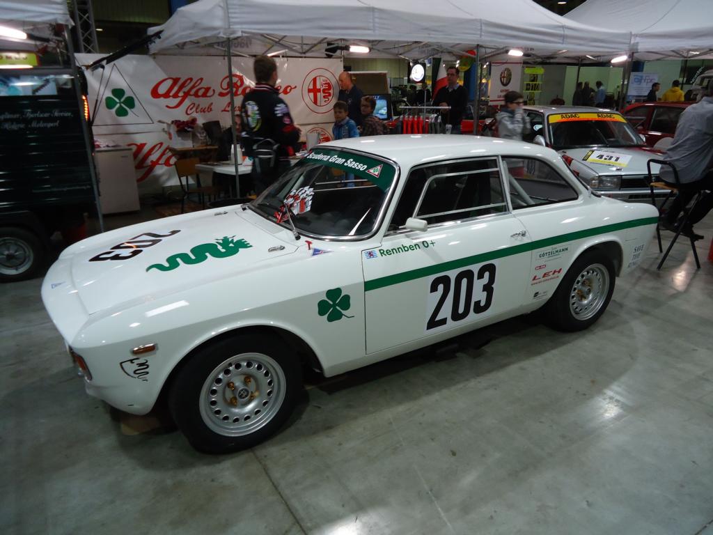 Alfa Romeo GTA 1300 Junior beim Autojumble in Luxemburg, 09.03.2014