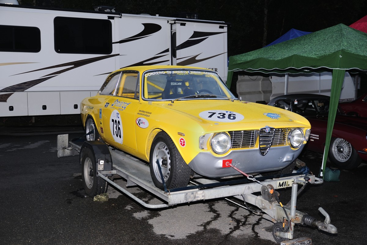 ALFA ROMEO Sprint GT, im Fahrerlager Historic Motor Racing News U2TC Rennen, 6h Spa Classic am 19.September