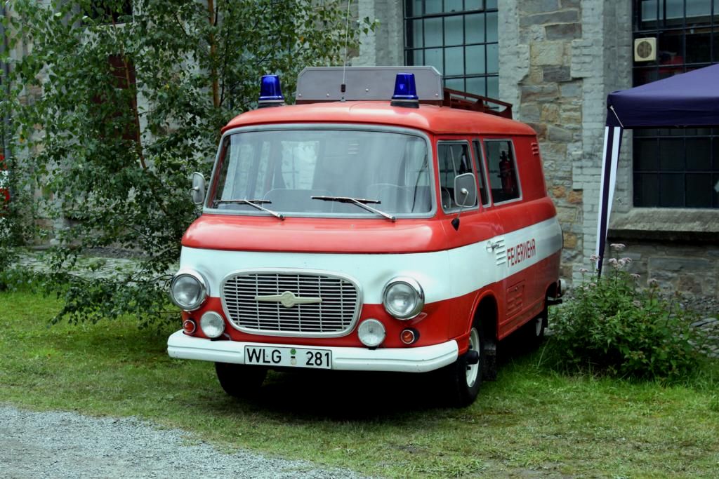 Am 6.9.2015 wurden am Piesberg in Osnabrück auch einige Feuerwehrfahrzeuge gezeigt. Darunter befand sich auch dieser Barkas aus der ehemaligen DDR.