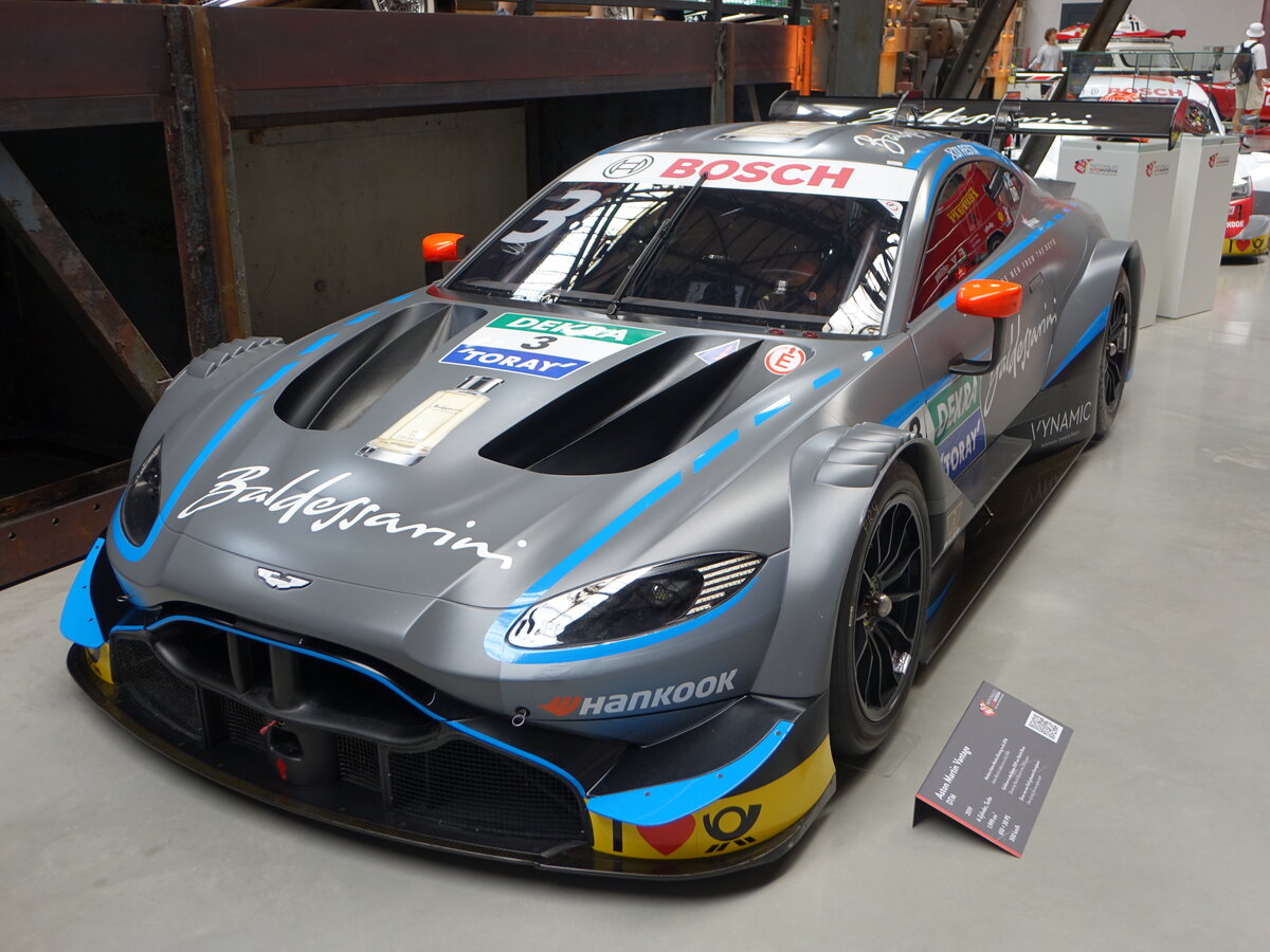 Aston Martin Vantage DTM, Baujahr 2019, 4 Zylinder, 1999 Cm, 
610 PS + 30 PS, Nationales Automuseum The Loh Collection (27.06.2026)