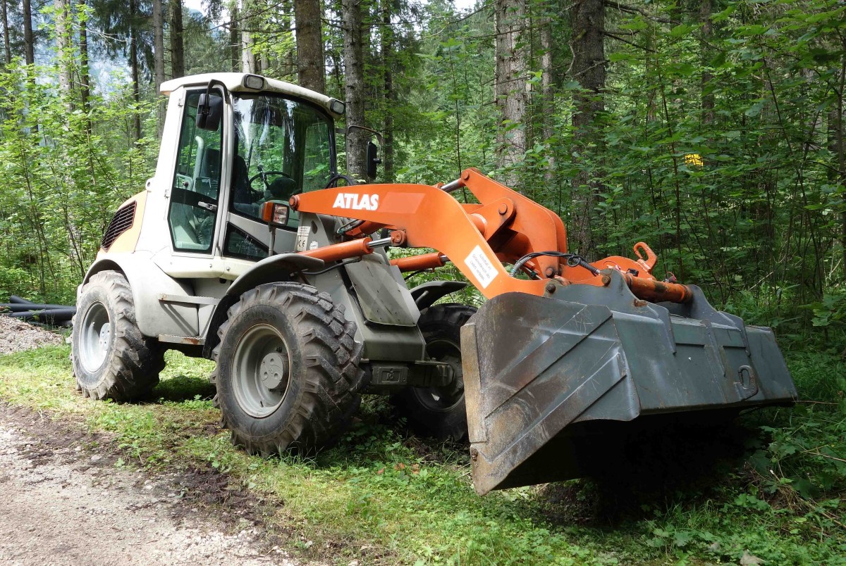 Atlas Radlader, gesehen in Ramsau im Juli 2015