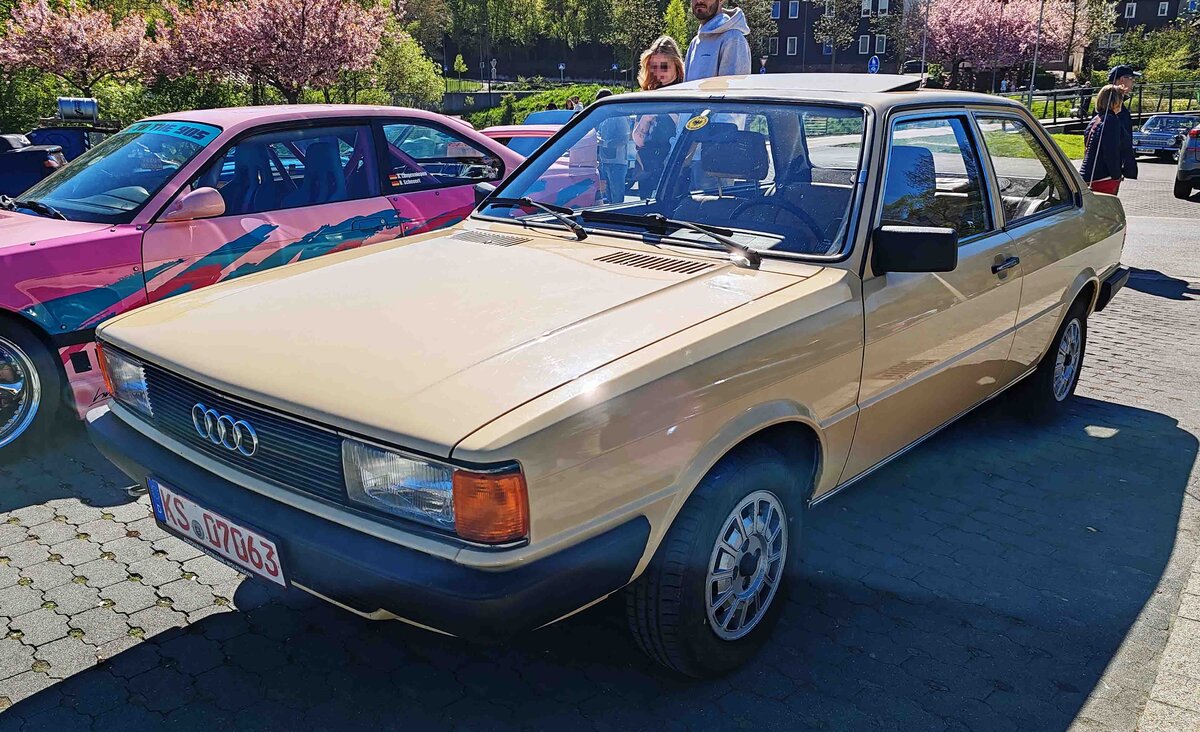 =Audi 80, gesehen bei der Oldtimerveranstaltung in Frankenberg, 05-2026
