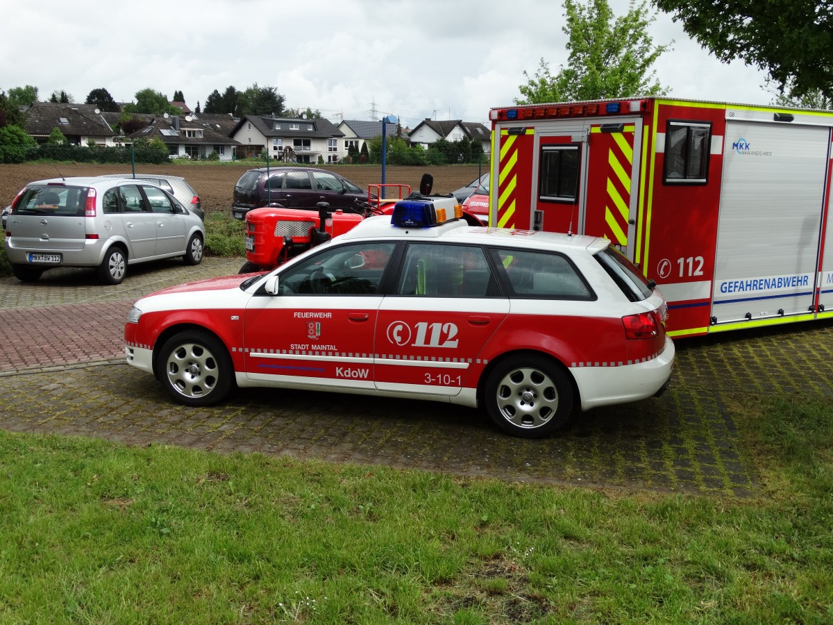 Audi A4 KdoW (Florian Maintal 3-10-1) der Feuerwehr Maintal am 27.04.14 