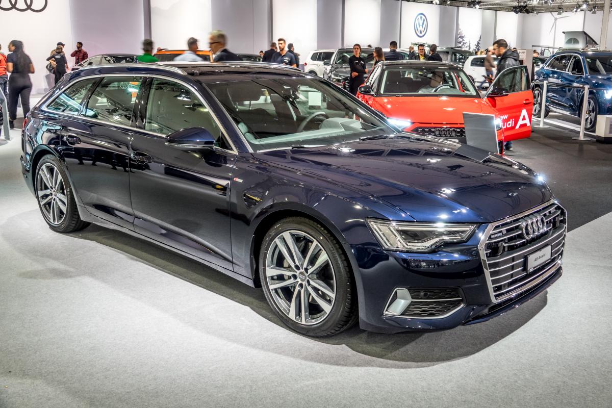 Audi A6 Avant, Generation C8, die ab 2019 verfügbar ist. Foto: Auto Zürich 2018.