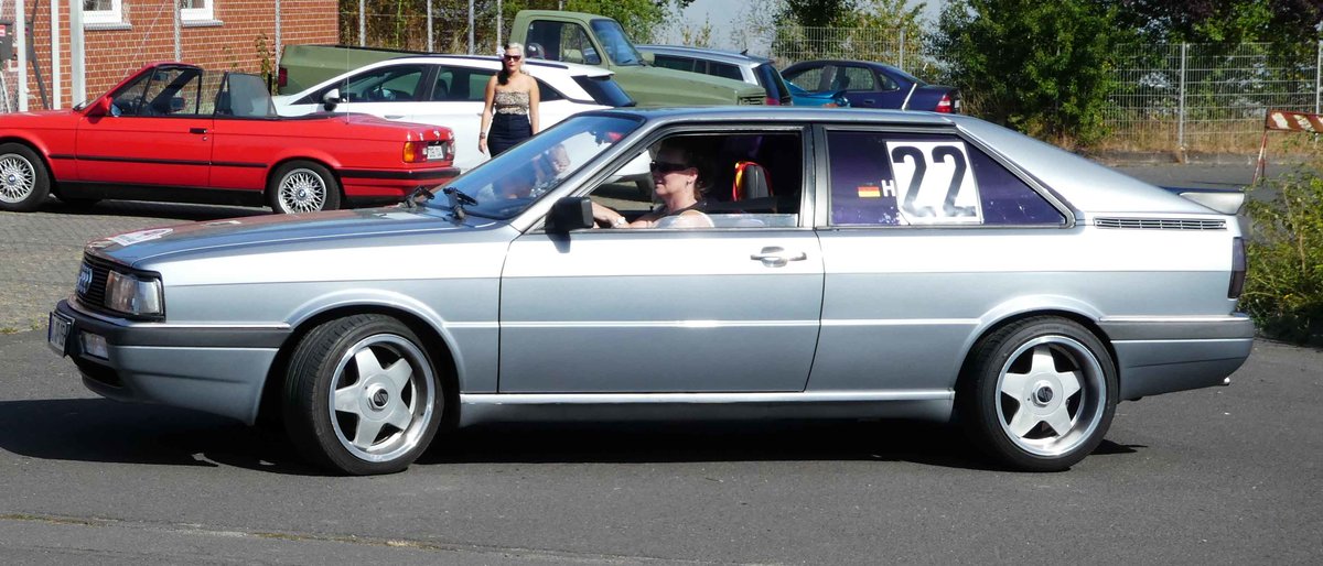 =Audi Coupe GT bei der DMV Classic-Tour im August 2018