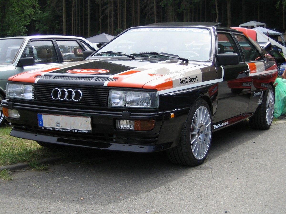 Audi Coupe in Kronach am 26.05.2007. 