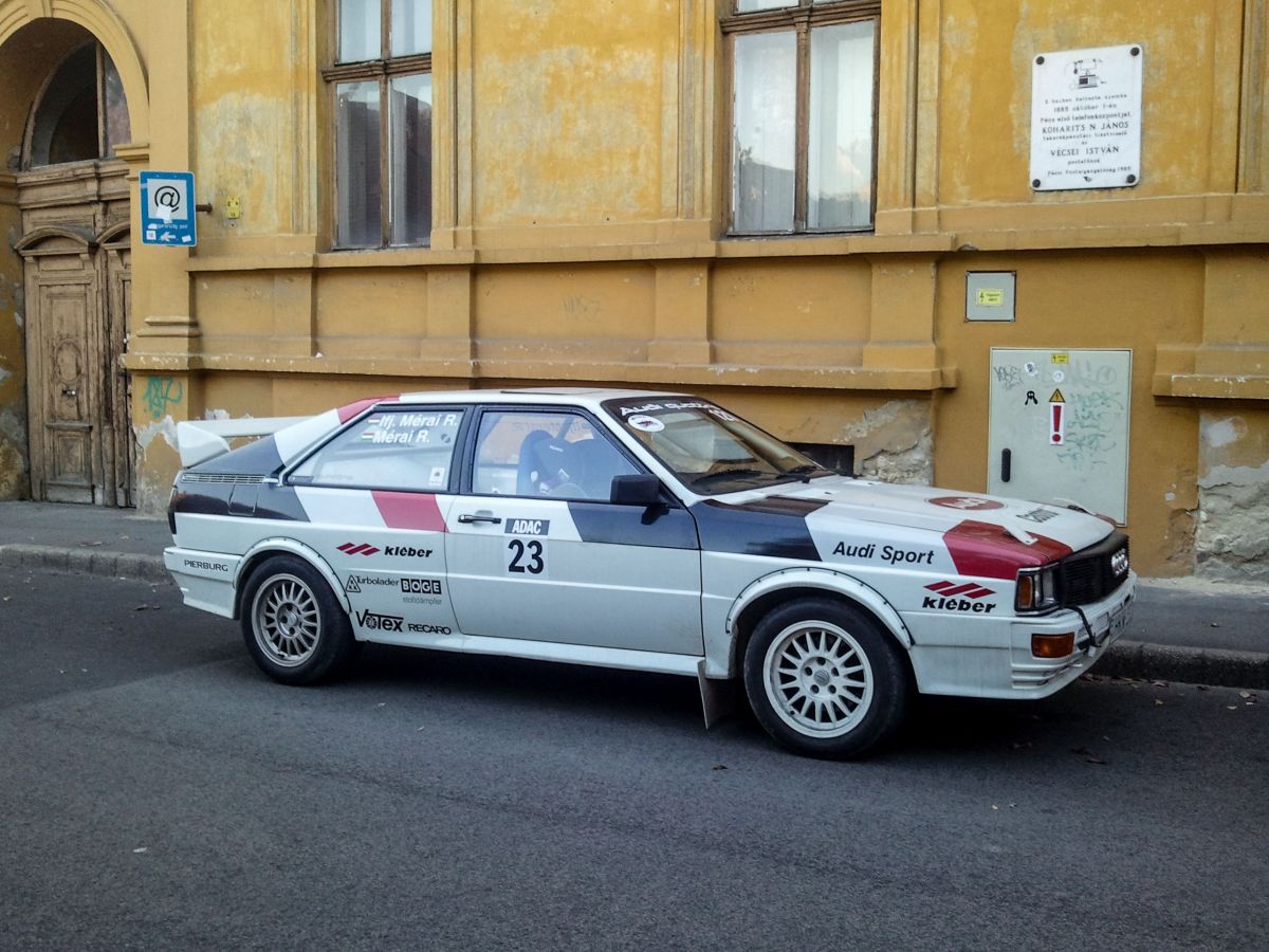 Audi Quattro Rallye  gesehen am 26.10.2013.