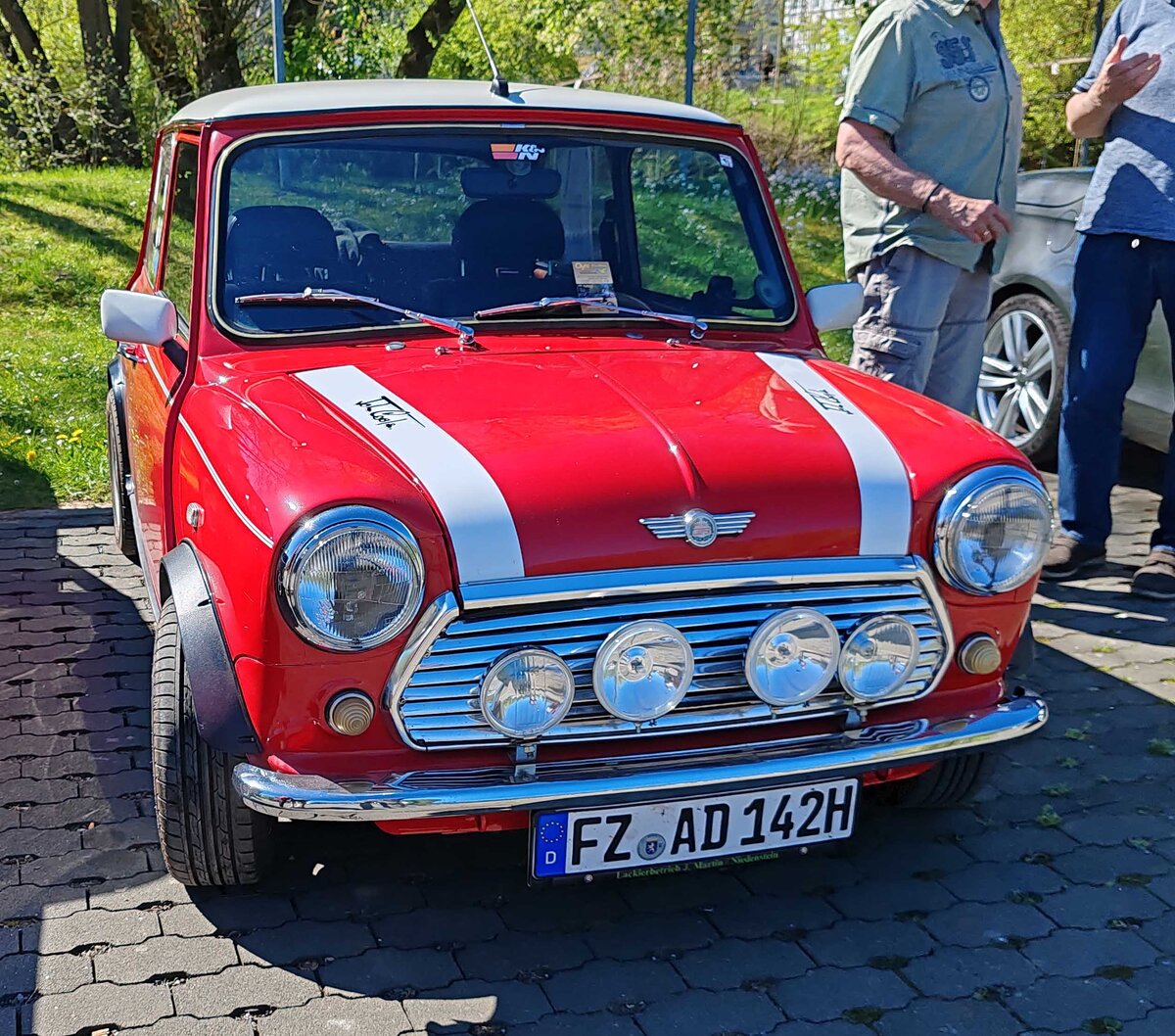 =Austin Mini, ausgestellt bei der Oldtimerveranstaltung in Frankenberg, 05-2026