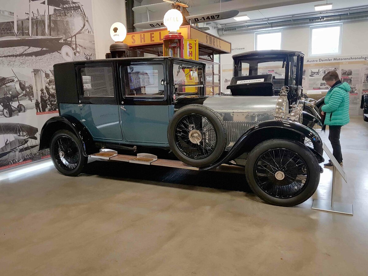 =Austro-Daimler ADM 10/45, Bj. 1924, 2613 ccm, 45 PS, steht im Museum  fahr(T)raum - Ferdinand Porsche  in Mattsee/Österreich, Juni 2022