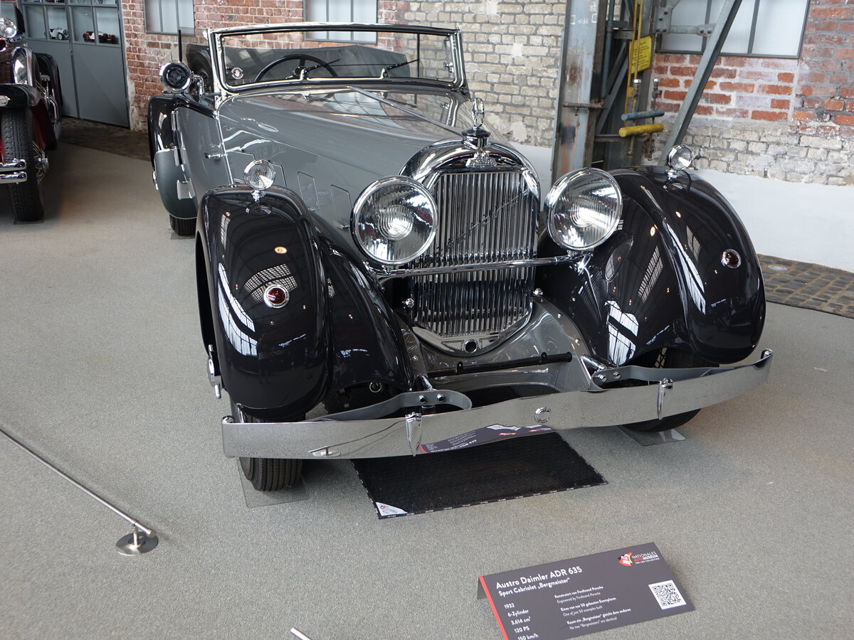 Austro Daimler ADR 635, Baujahr 1932, 3614 Cm, 120 PS, Nationales Automuseum The Loh Collection (27.06.2026)