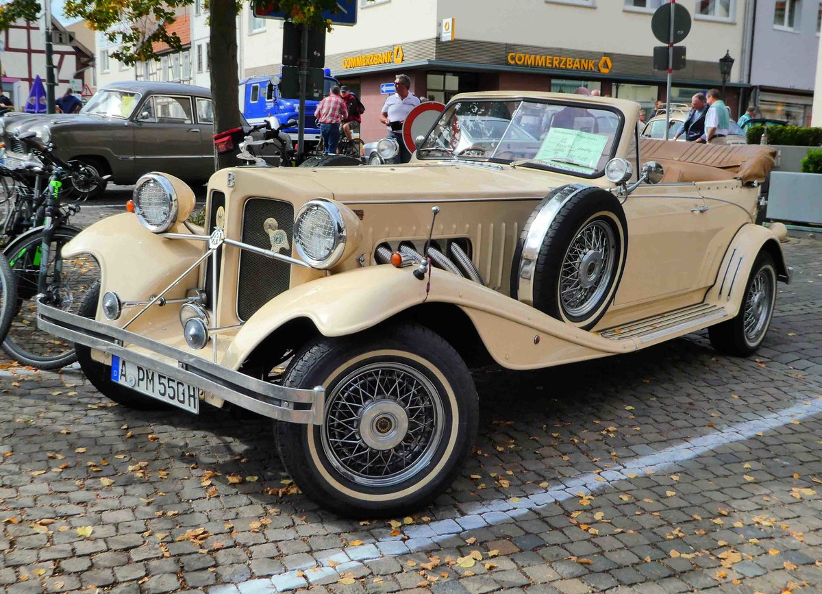 =Beauford Bentley Gatsby 35, Bj. 1979, 2,2 l, 120 PS, ausgestellt in Lauterbach, 09-2018