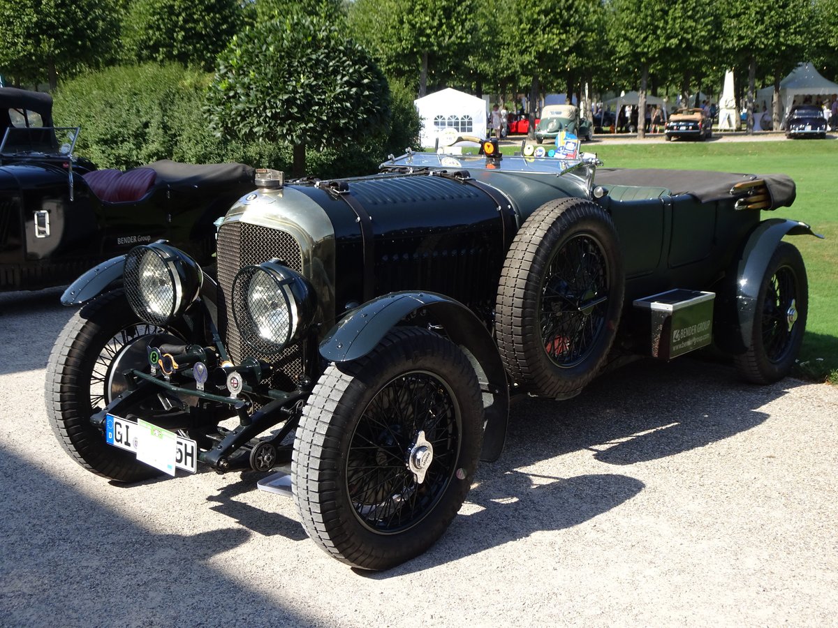 Bentley 4,5 Liter Le Mans Tourer aufgenommen am 31.08.2019 bei der Classic Gala in Schwetzingen