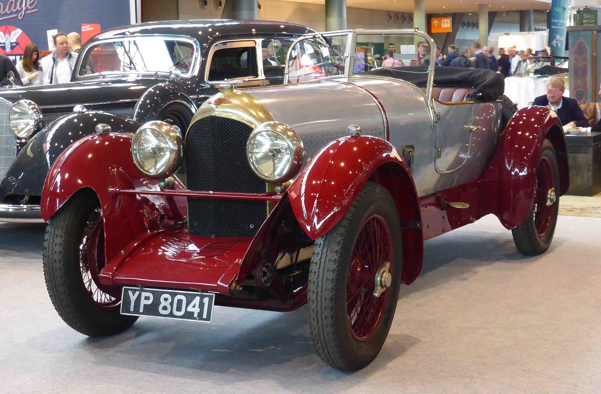 =Bentley Speed Model  Vanden Plas , Bj. 1926, 2996 ccm, 85 PS, ausgestellt bei den Retro Classics in Stuttgart, 03-2019