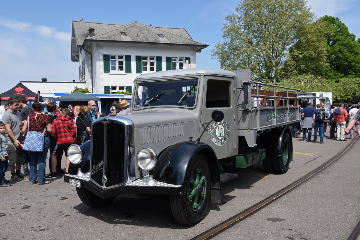 Berna Lastwagen von Feldschlösschen am Tag der offenen Tür. Die Aufnahme stammt vom 28.04.2018.