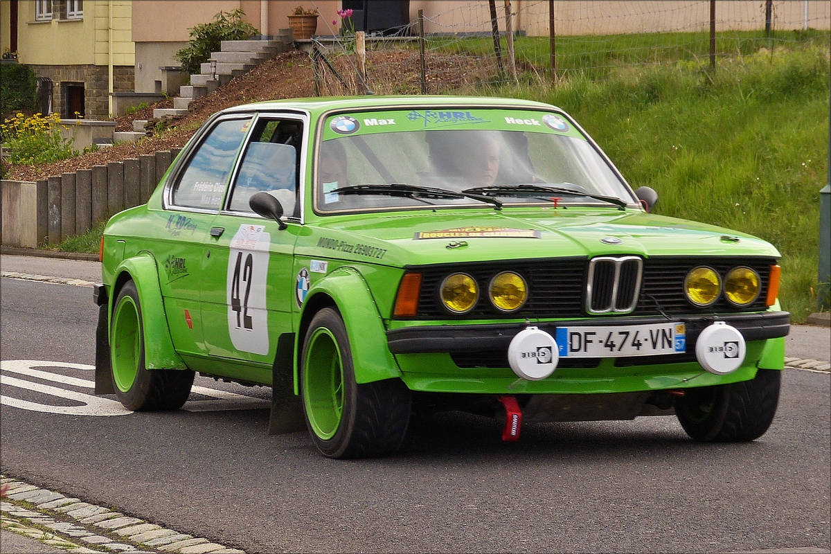 BMW 323i, aufgenommen während der Boucles de Clervaux am 13.05.2017.