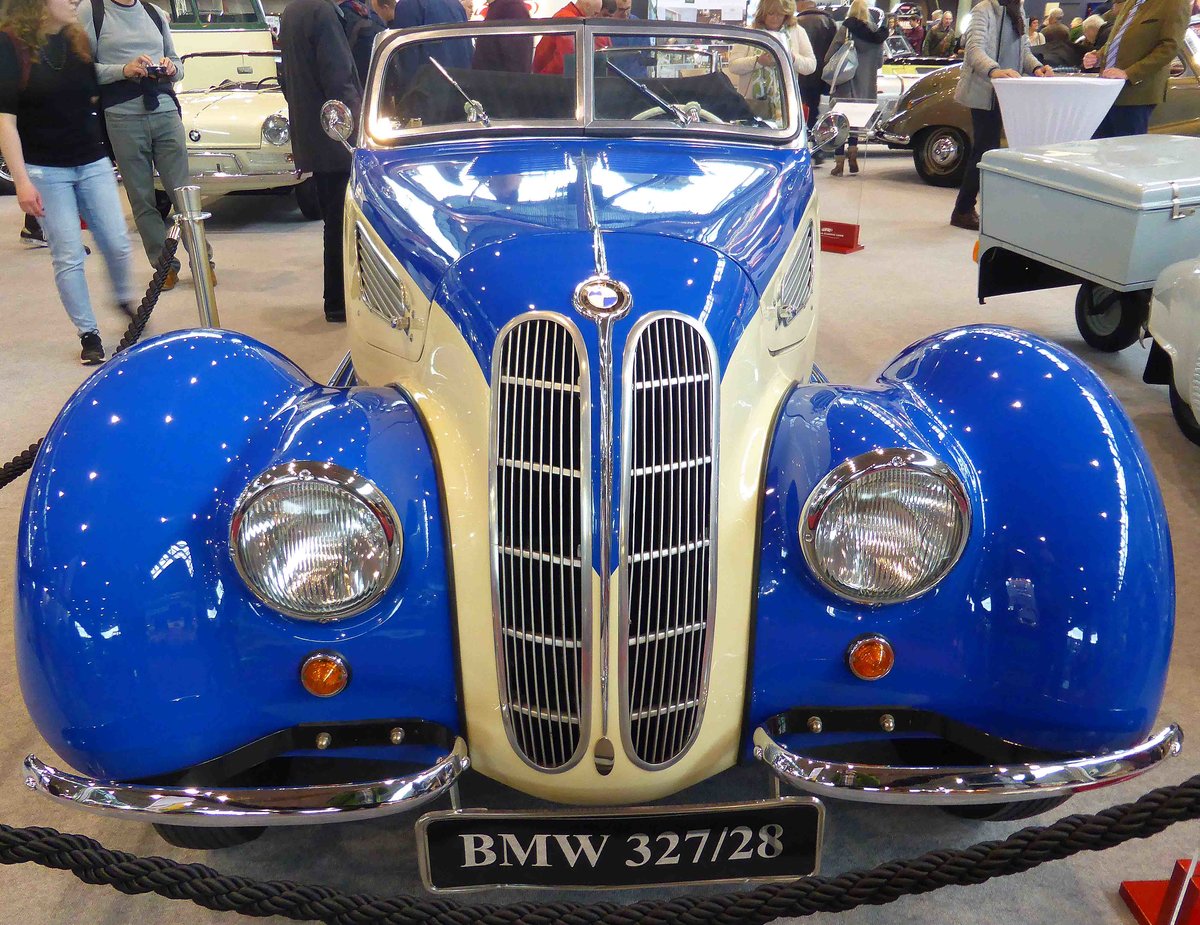 =BMW 327, Bj. 1939, 1971 ccm, 80 PS, gesehen bei den Retro Classics in Stuttgart, 03-2019