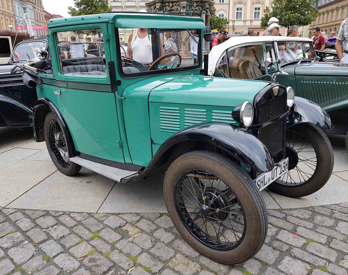 =BMW D/A 2, Bj. 1930, 750 ccm, 15 PS, präsentiert bei den Meiningen Classic 2022 im Juli