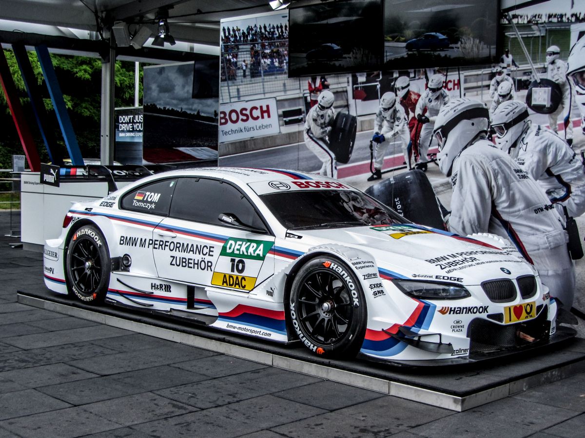 BMW DTM Rennwagen aus dem Jahr 2012.Foto: 30.05.2014.