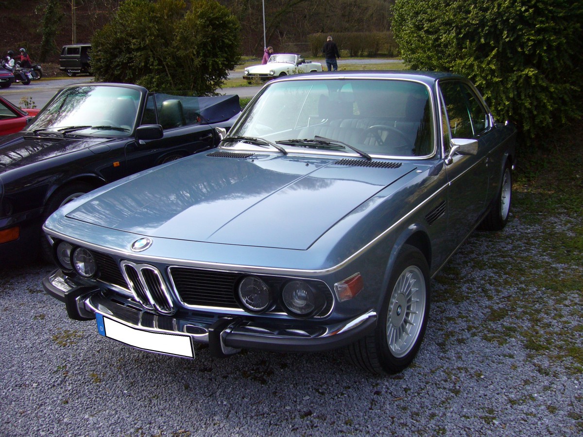 BMW E9 3.0 CSi 1971 - 1975. Ein zeitlos schönes Coupe. Oldtimertreffen beim  Schwarzwaldhaus  im Neandertal am 12.04.2015.
