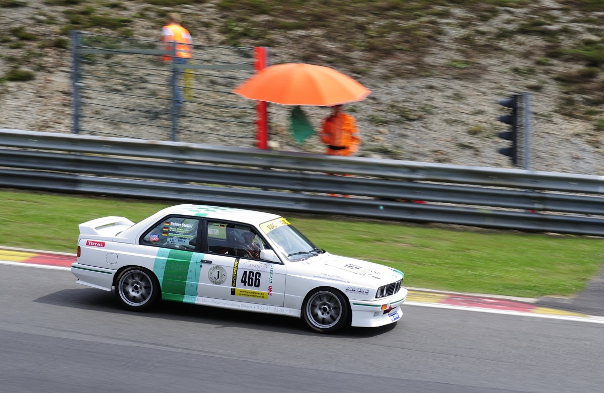 BMW M3 beim Youngtimer Rennen während des ADAC Race Festival 2014 am 20 July 2014 in Spa Francorchamps