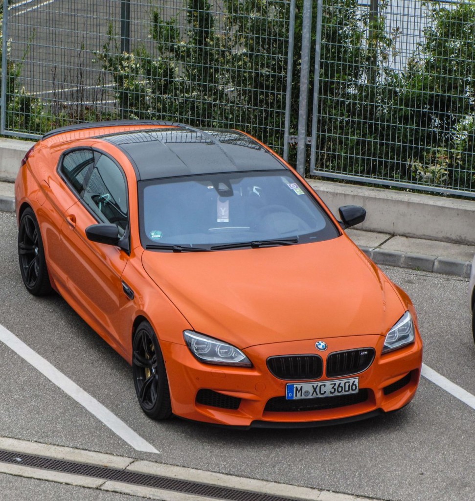 BMW M6 Orange (Parkplatz des Hungaroring, 30.05.2014).