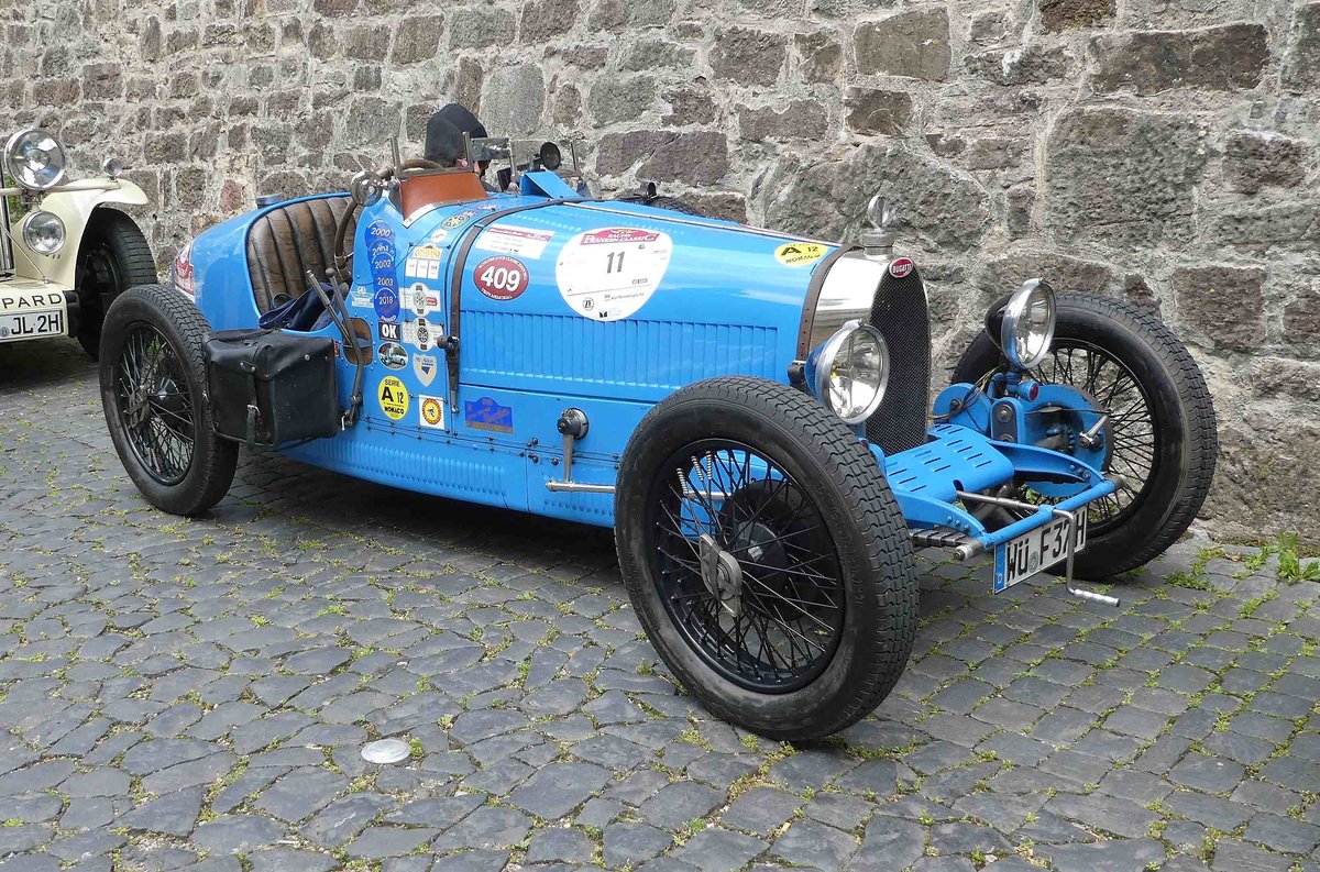 =Bugatti 51, Bj. 1932, 2262 ccm, 180 PS, gesehen in Fulda anl. der SACHS-FRANKEN-CLASSIC im Juni 2019