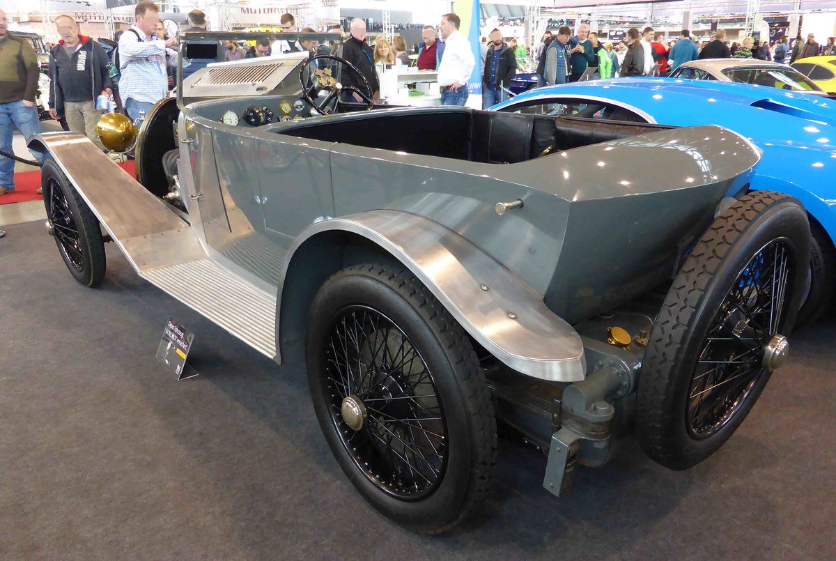 =Bugatti Typ 28, Bj. 1921, 8 Zyl., 2995 ccm, 90 PS, gesehen bei den Retro Classics in Stuttgart, 03-2019