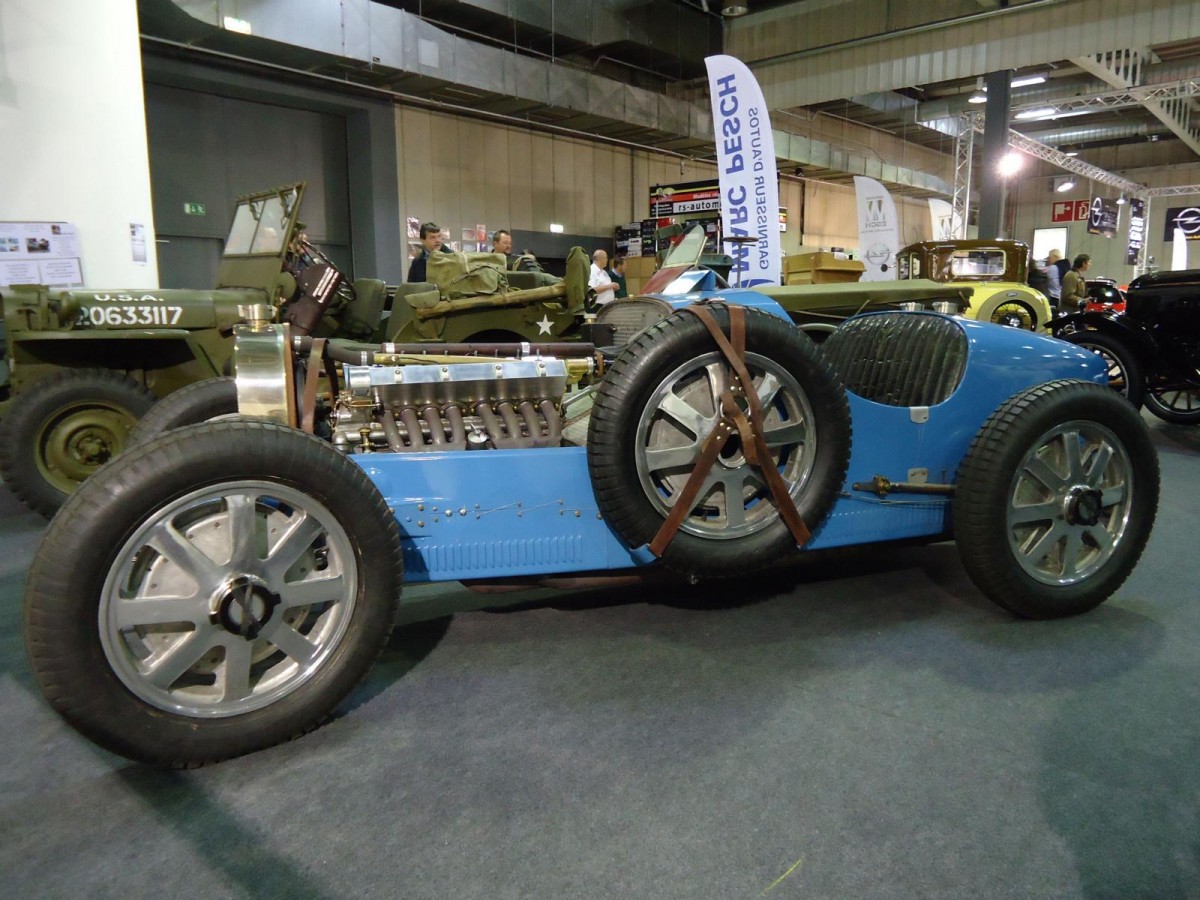 Bugatti Typ 35 auf der International Motor Show in Luxembourg, 22.11.2015