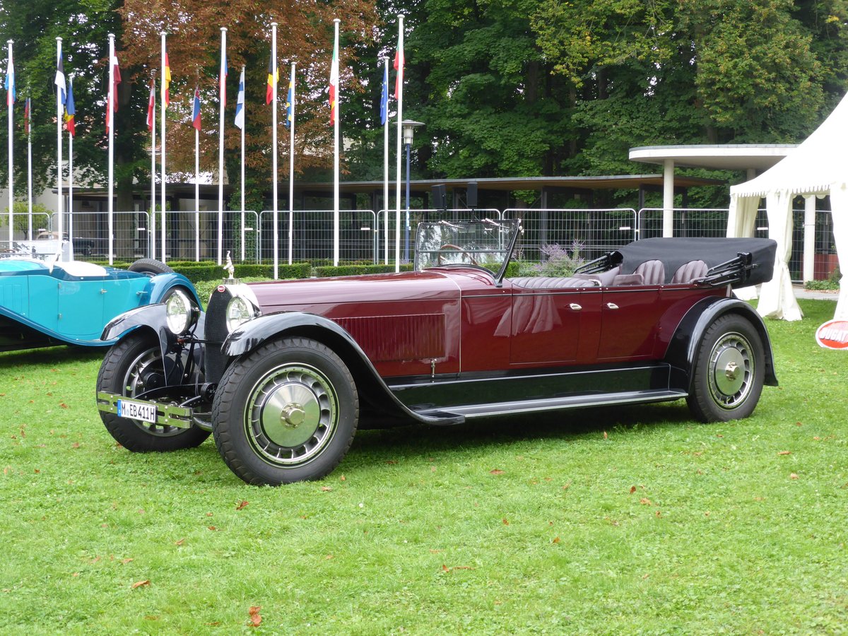 Bugatti Typ 41 Royale Prototyp mit Packard Torpedo Aufbau bei den Luxembourg Classic Days 2017 in Mondorf